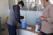 نمونه برداری ادواری از مراکز شیر خام شهرستان بجستان